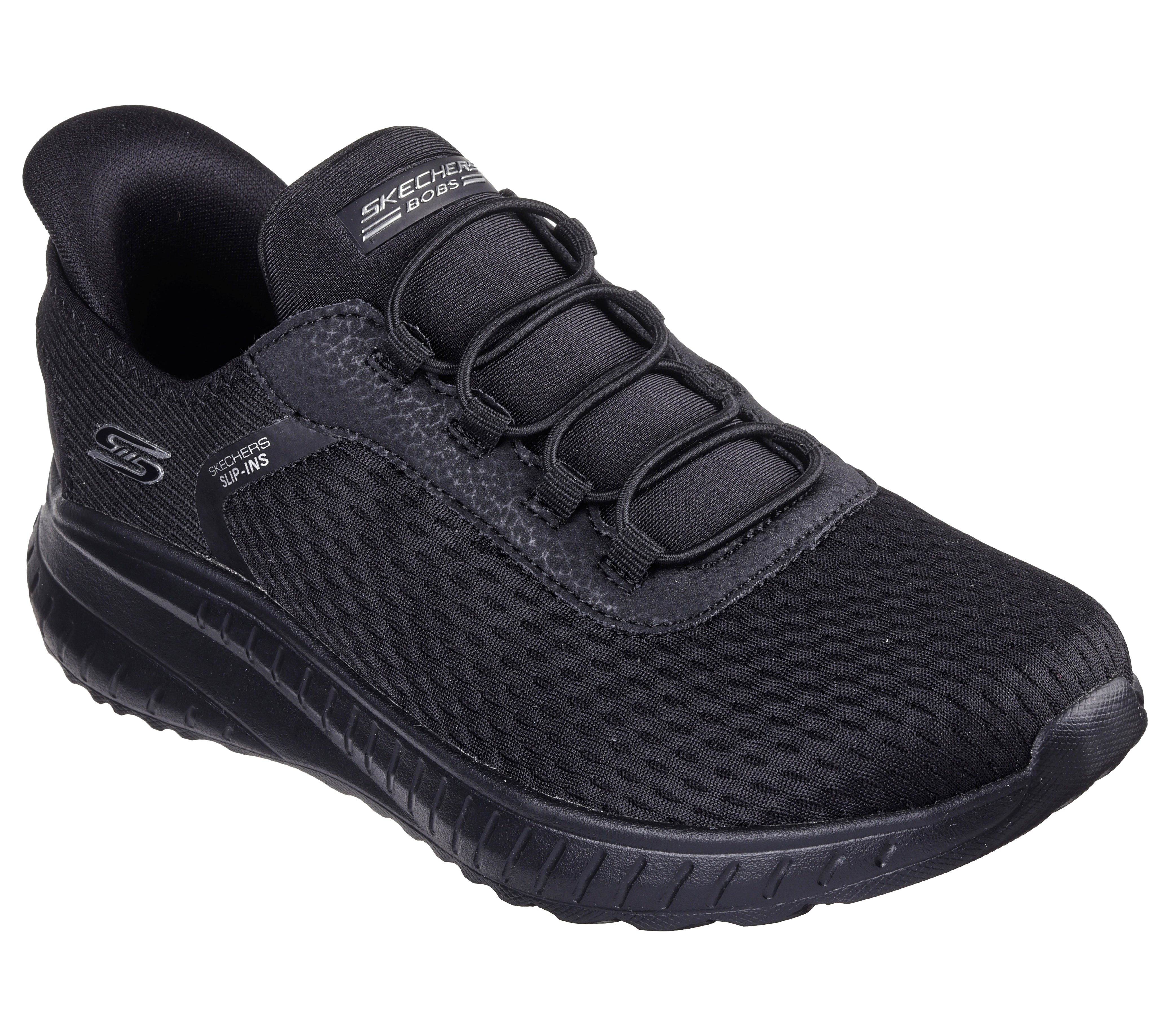 117504W SKECHERS SLIP INS BOBS SPORT SQUAD CHAOS WIDE Shoess