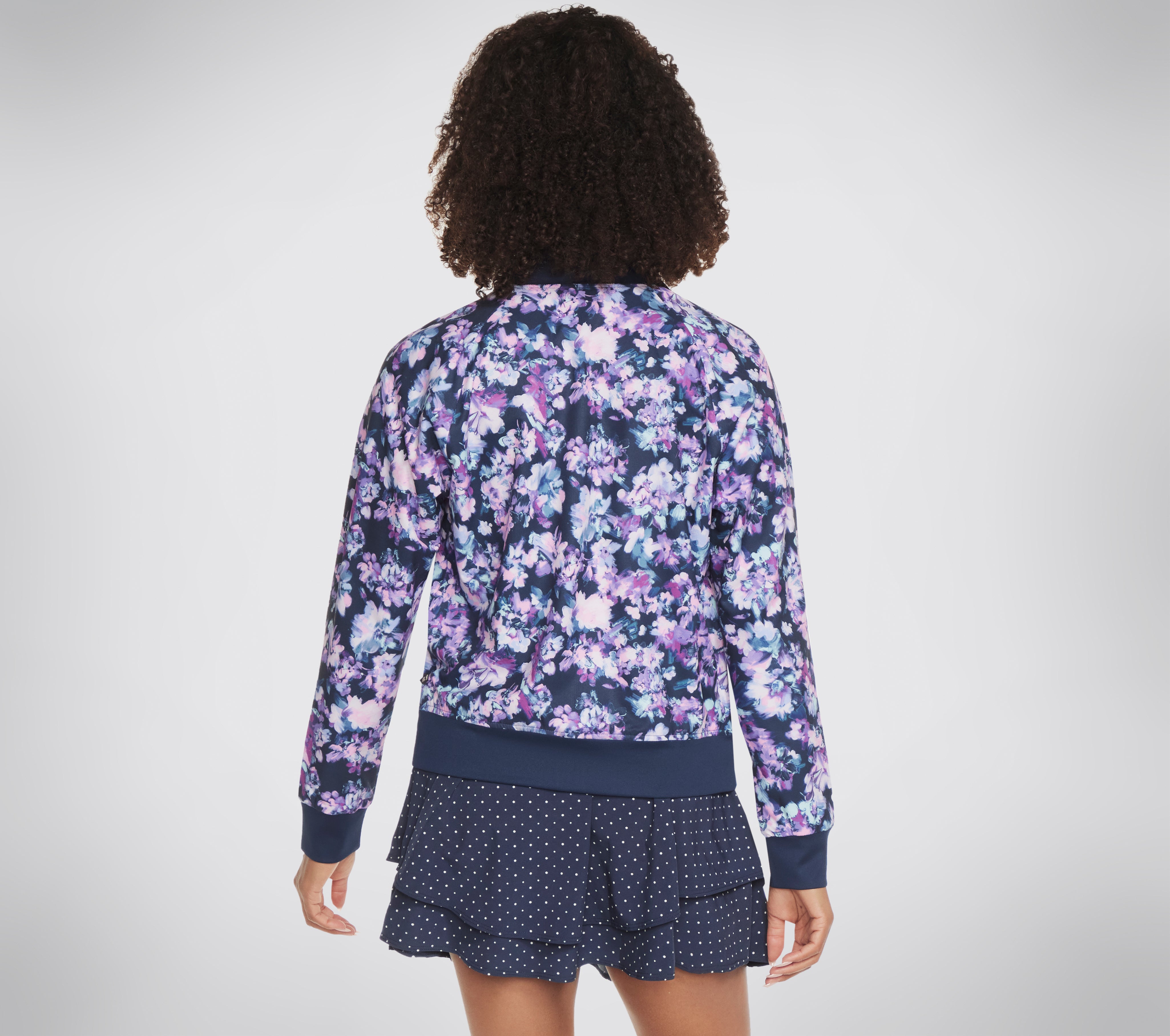 JA158 - MISTY FLORAL REVERSIBLE JACKET