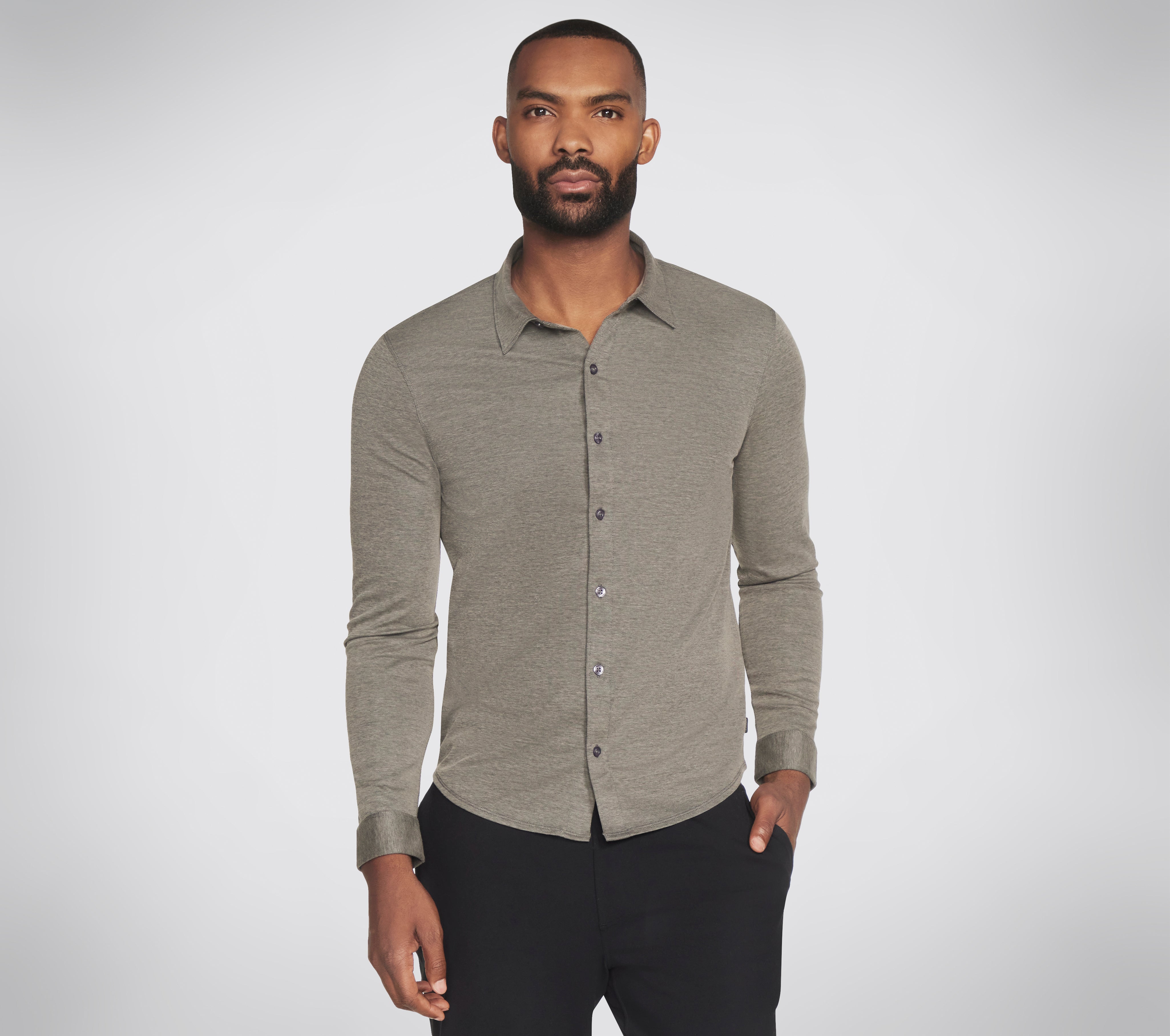 LT105 - SKECHERS OFF DUTY BUTTON DOWN SHIRT