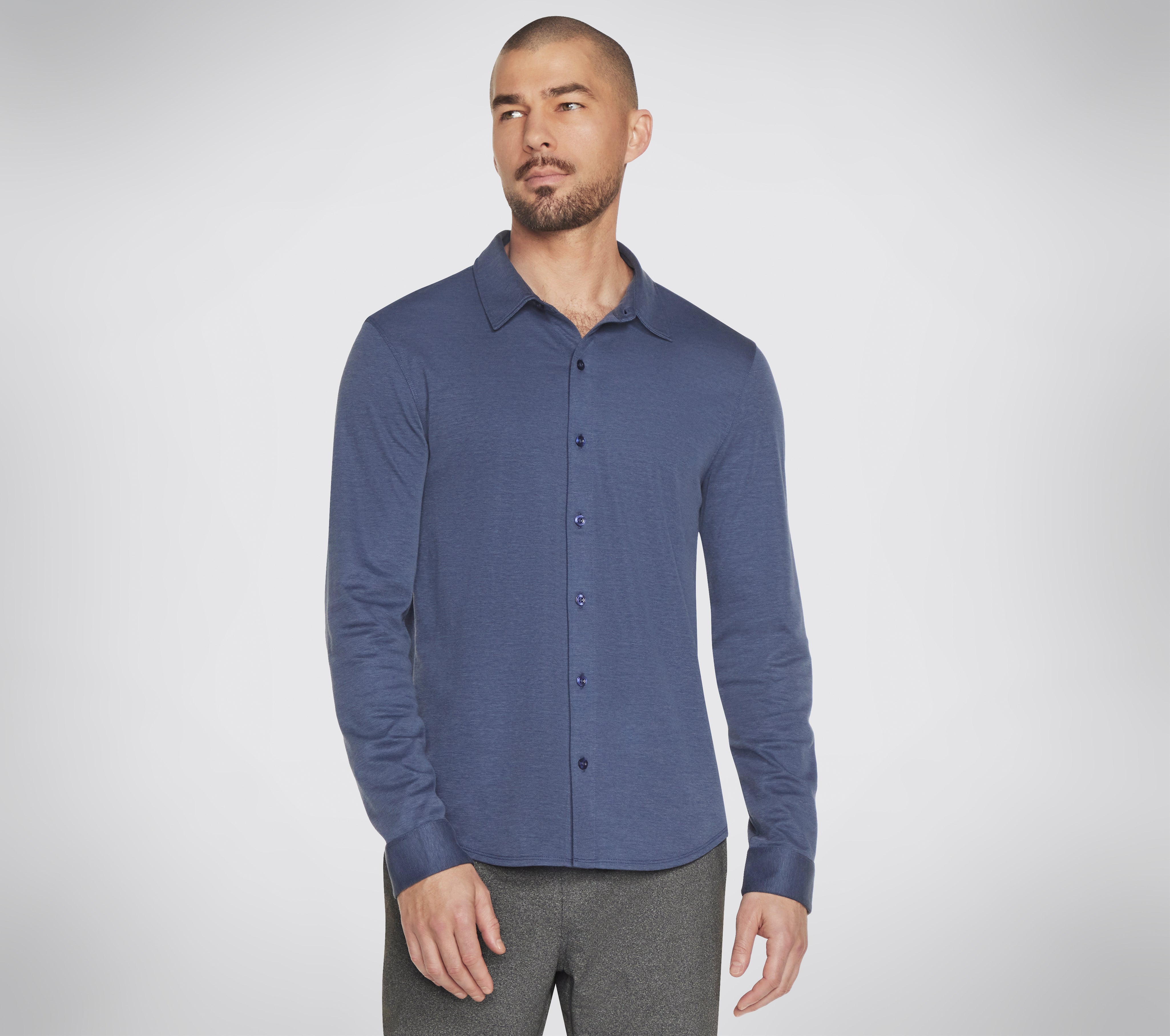 LT105 - SKECHERS OFF DUTY BUTTON DOWN SHIRT