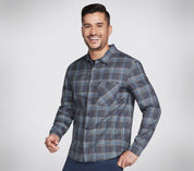 LT123 - GO DRI RIDGETOP BUTTON DOWN SHIRT