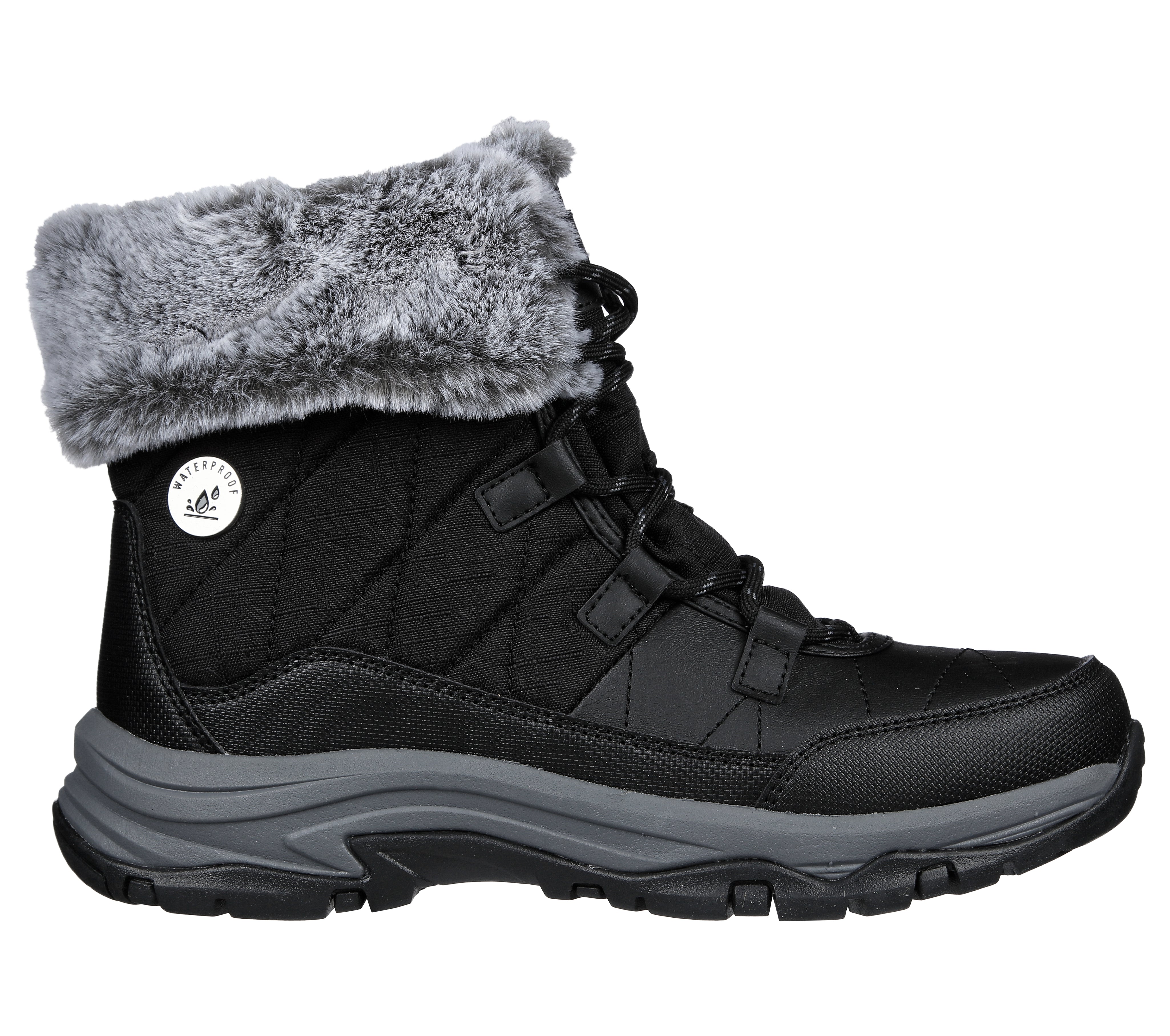 167431 BLK - RELAXED FIT: TREGO - WINTER FEELINGS - Shoess