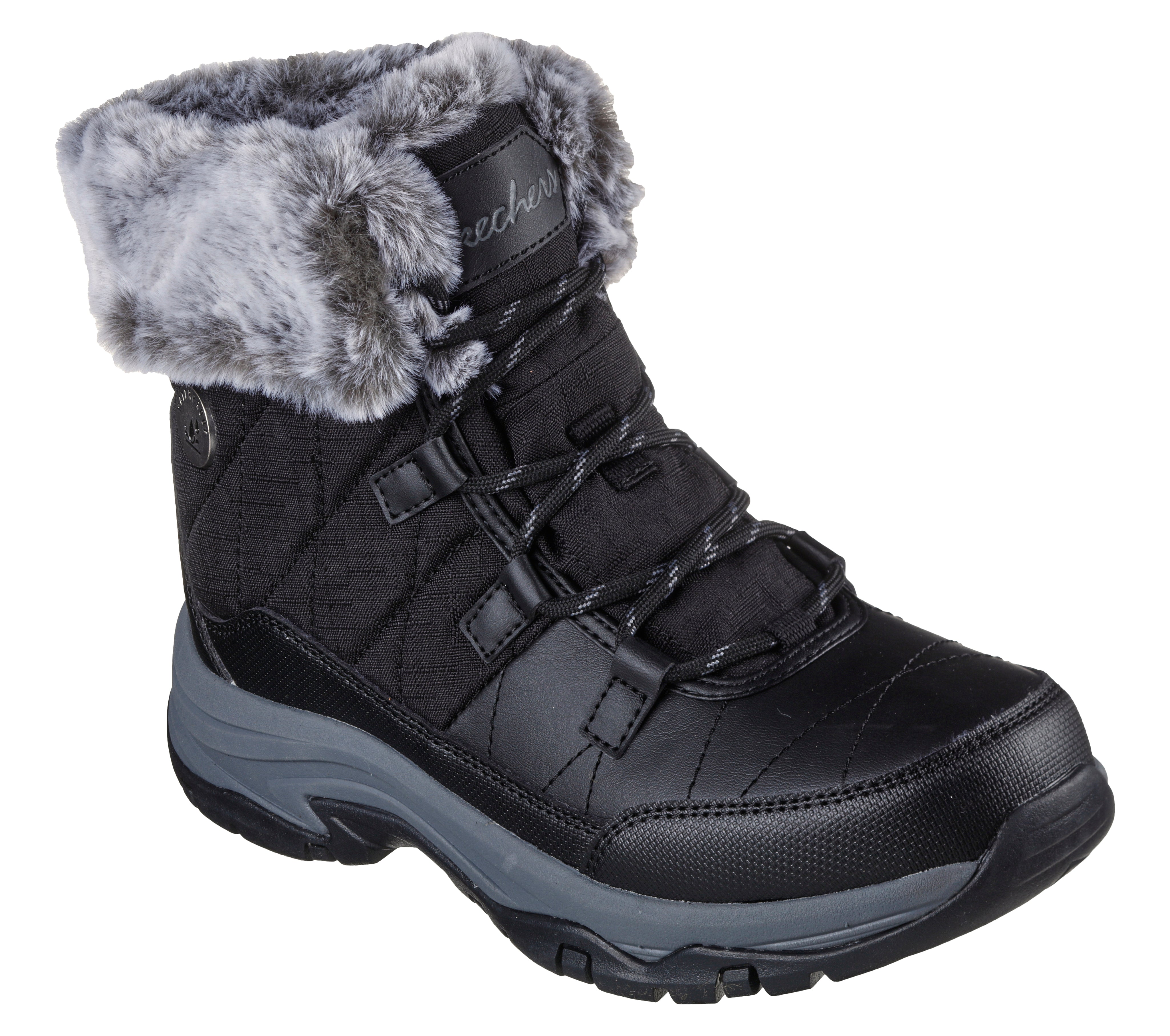 167431 BLK - RELAXED FIT: TREGO - WINTER FEELINGS - Shoess